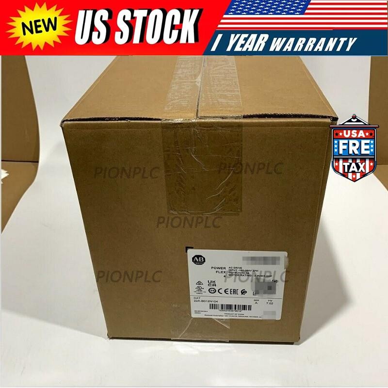 1PCS NEW Allen-Bradley 22A-B012N104 PowerFlex4 AC Drive AB 22AB012N104 Sealed