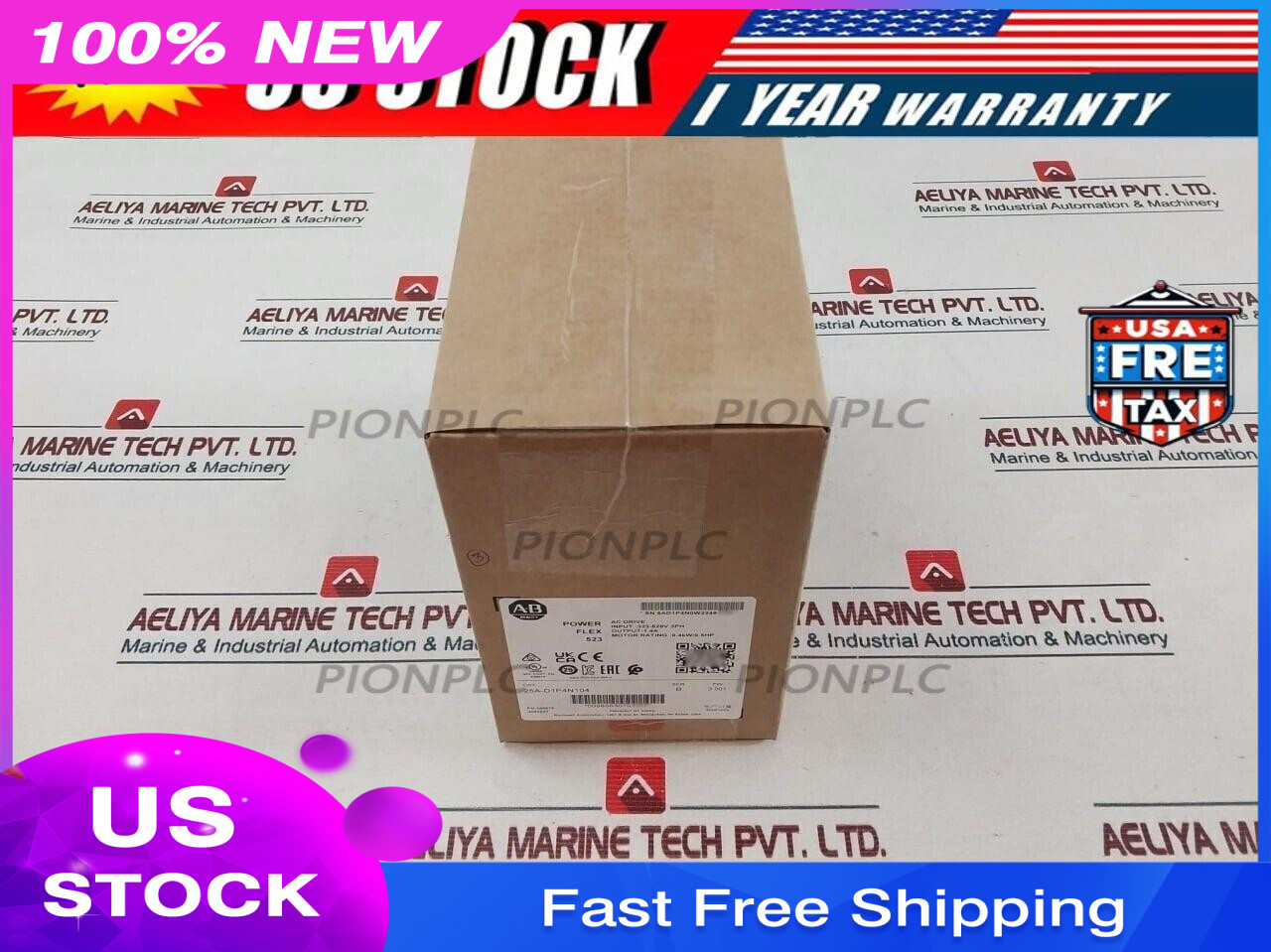 Allen-Bradley NEW 25A-D1P4N104 Ser B PowerFlex 523 AC Drive 0.4kW 0.5HP NEW