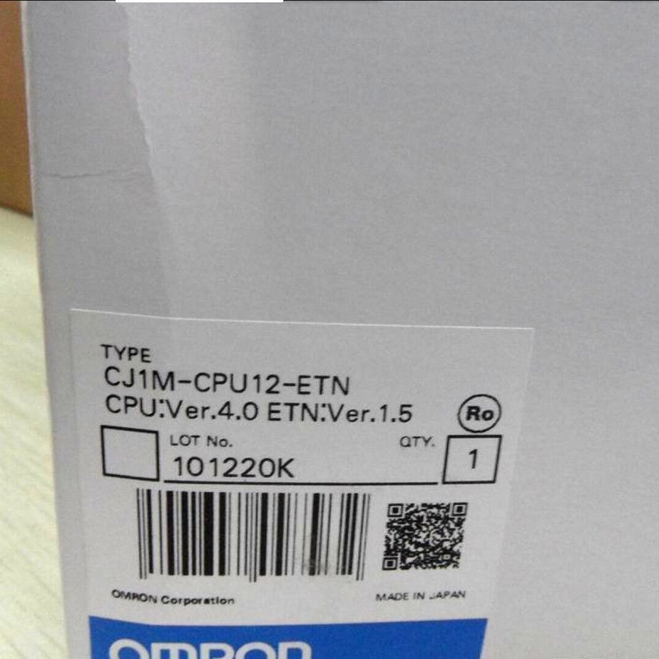For Omron CJ1M-CPU12-ETN CJ1MCPU12ETN PLC New In Box