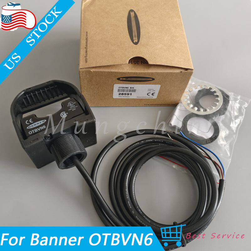 New Optical Touch Button Switch Sensor For BANNER ENGINEERING OTBVN6 28591