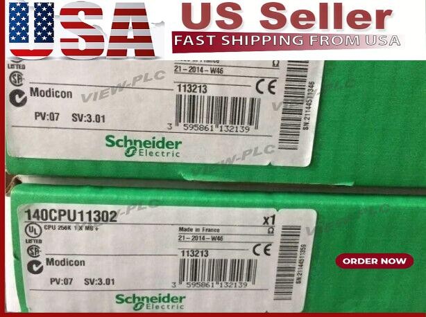 1 PCS Schneider 140CPU11302 PLC Controller CPU Module 140CPU11302 New In Box