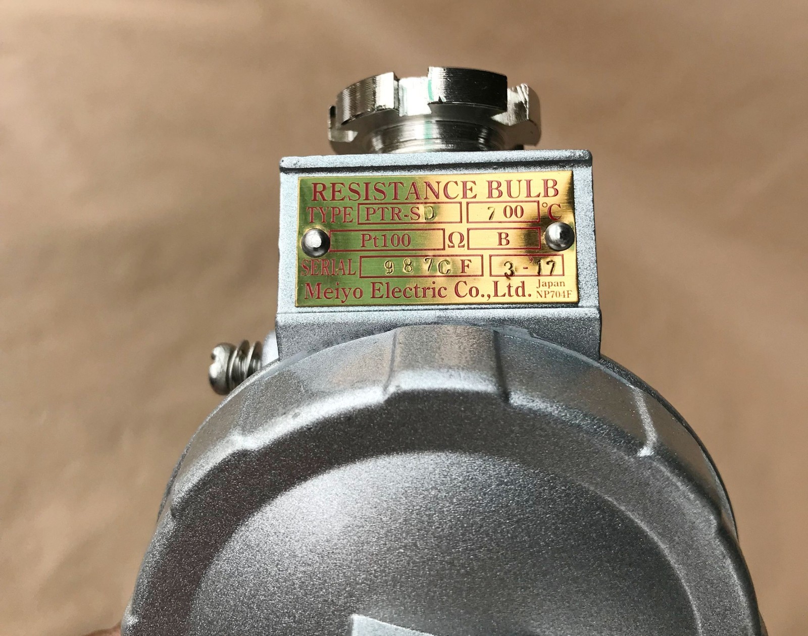 MEIYO ELECTRIC PTR-SD RESISTANCE BULB GAS TEMPERATURE SENSOR 700 CELSIUS
