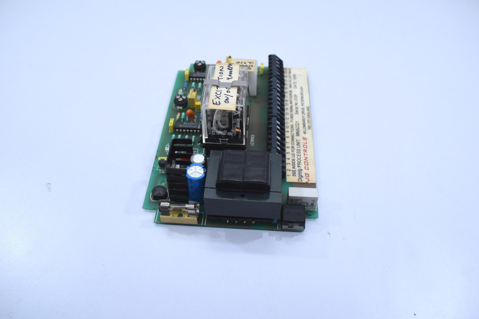 JG Controls MMA2221 Digilog Process Unit MAX DC OUT 80 mA 3649