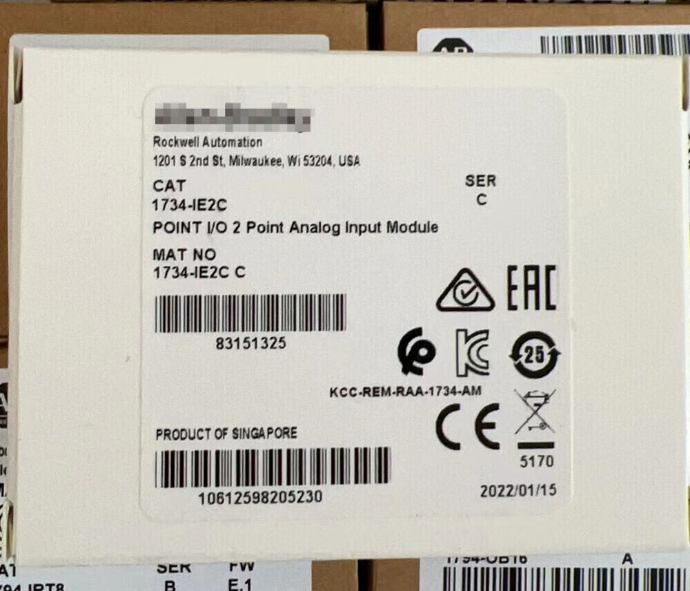 US New Sealed Allen-Bradley 1734-IE2C 2 Point Analog Input Module AB 1734IE2C