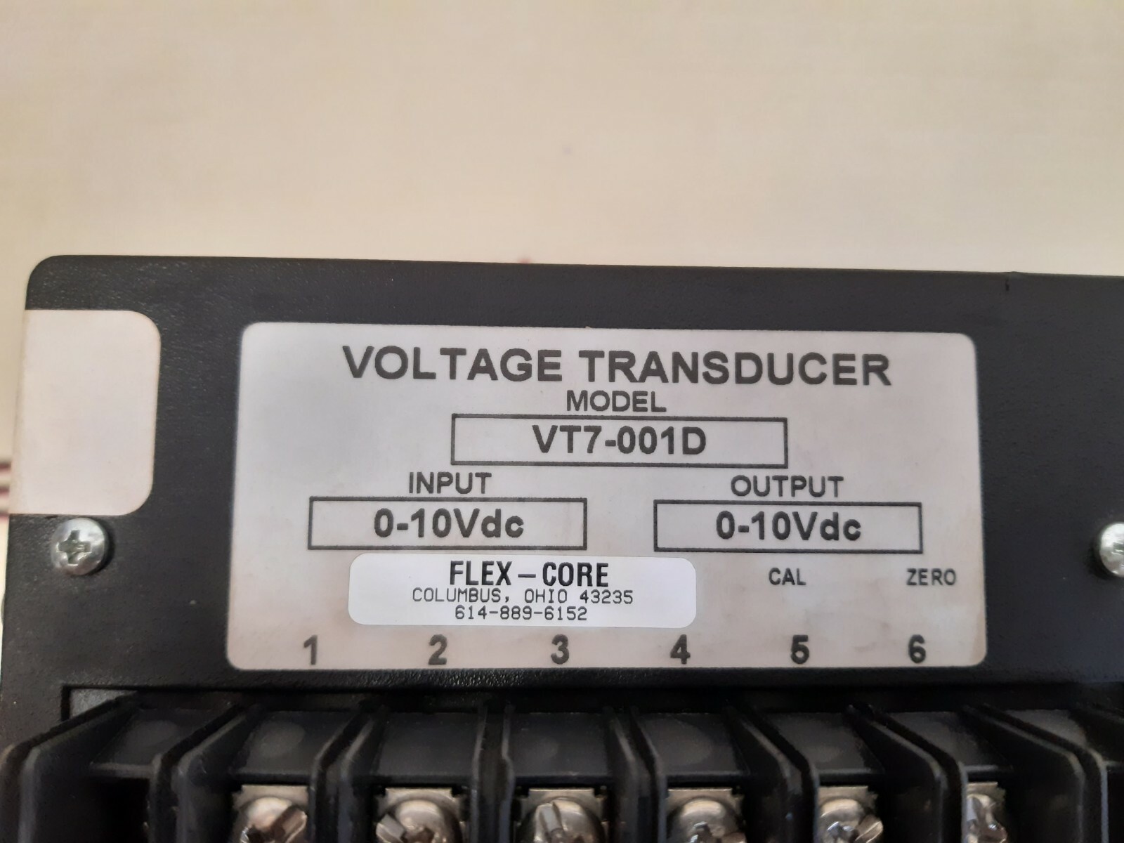 Flex-core vt7-001d voltage transducer