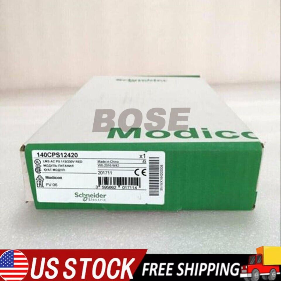 New In Box Schneider 140CPS12420 140 CPS 12420 PLC Power Supply Free Shipping