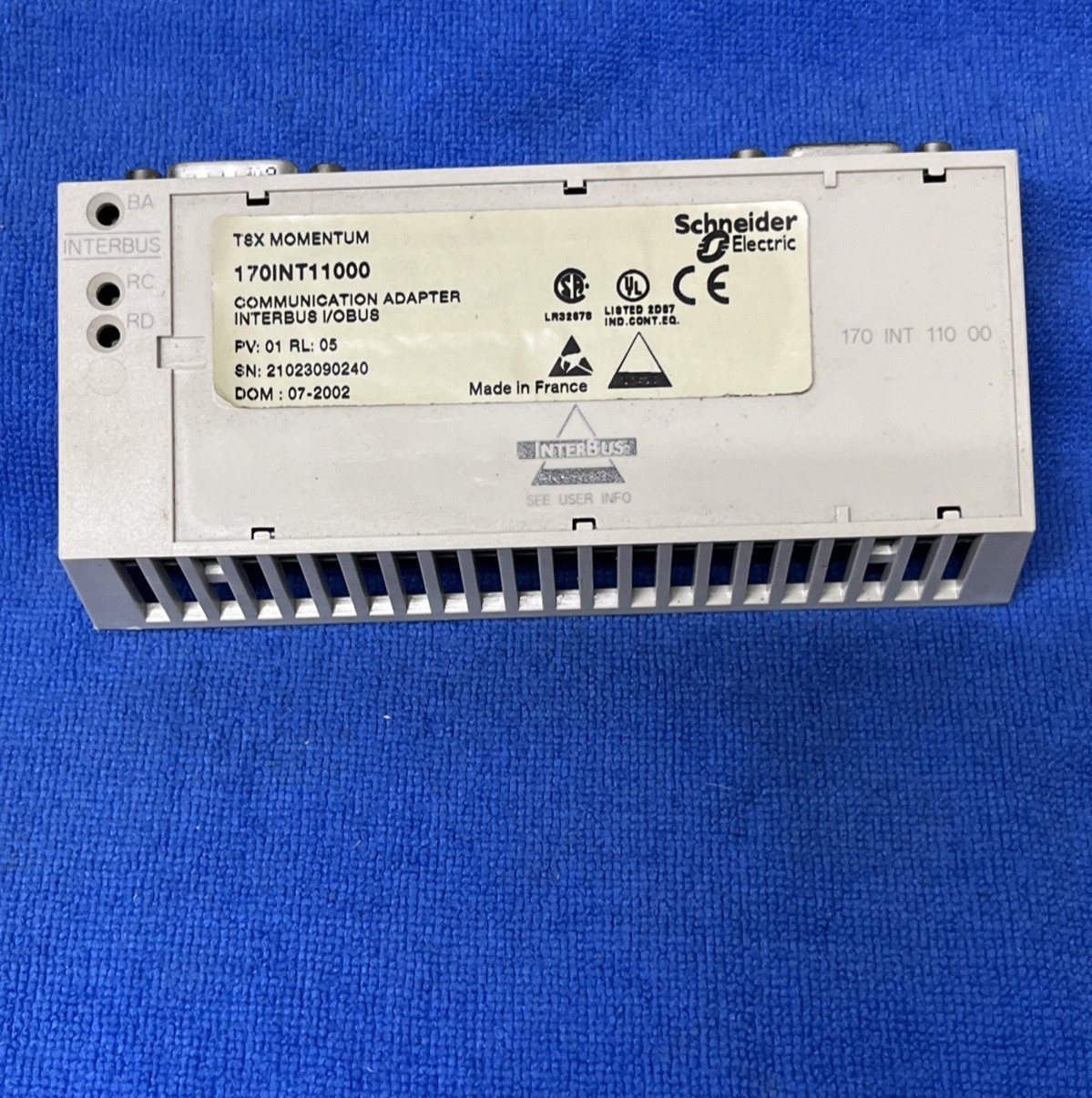 SCHNEIDER ~ 170INT11000 ~ Interbus Communication Adaptor