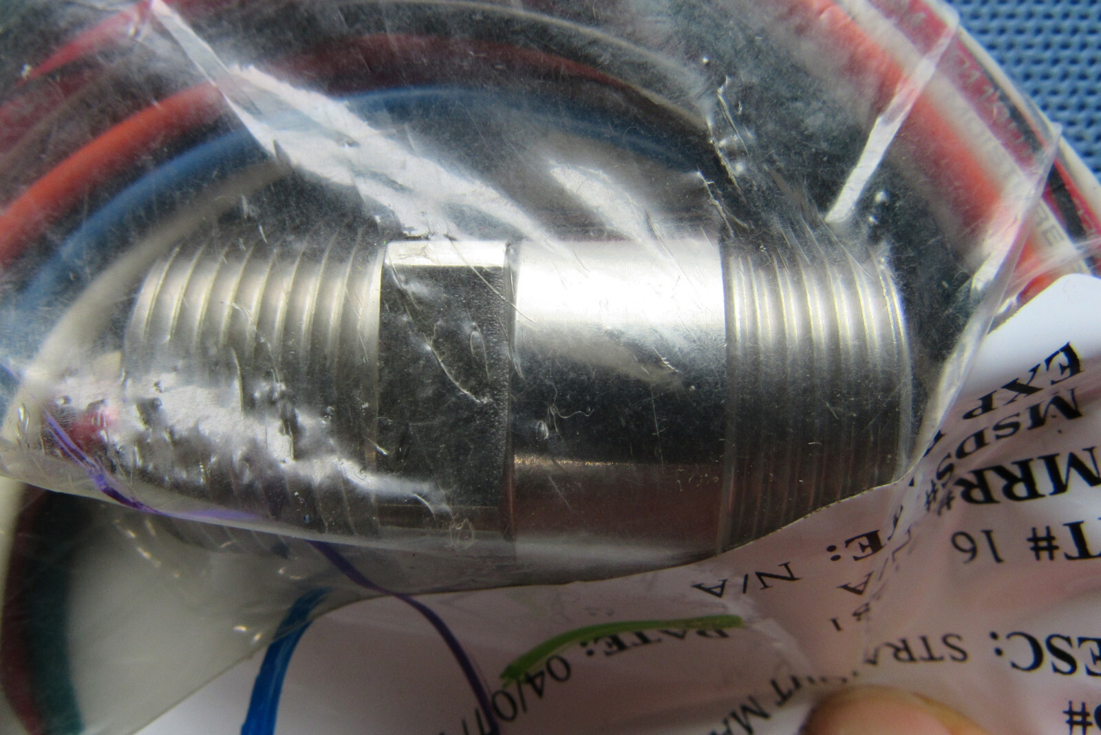 New TURCK U-74513 P-RSFV 86 EX-1/14.75/NPT MiniFast Straight Male Receptacle USA