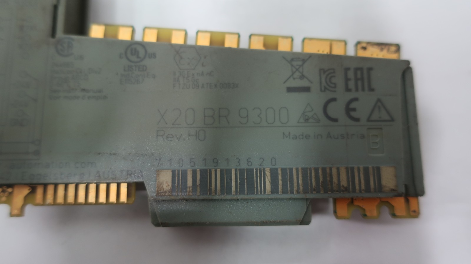 B&r X20 BR 9300 Bus Receiver Module 24v-dc