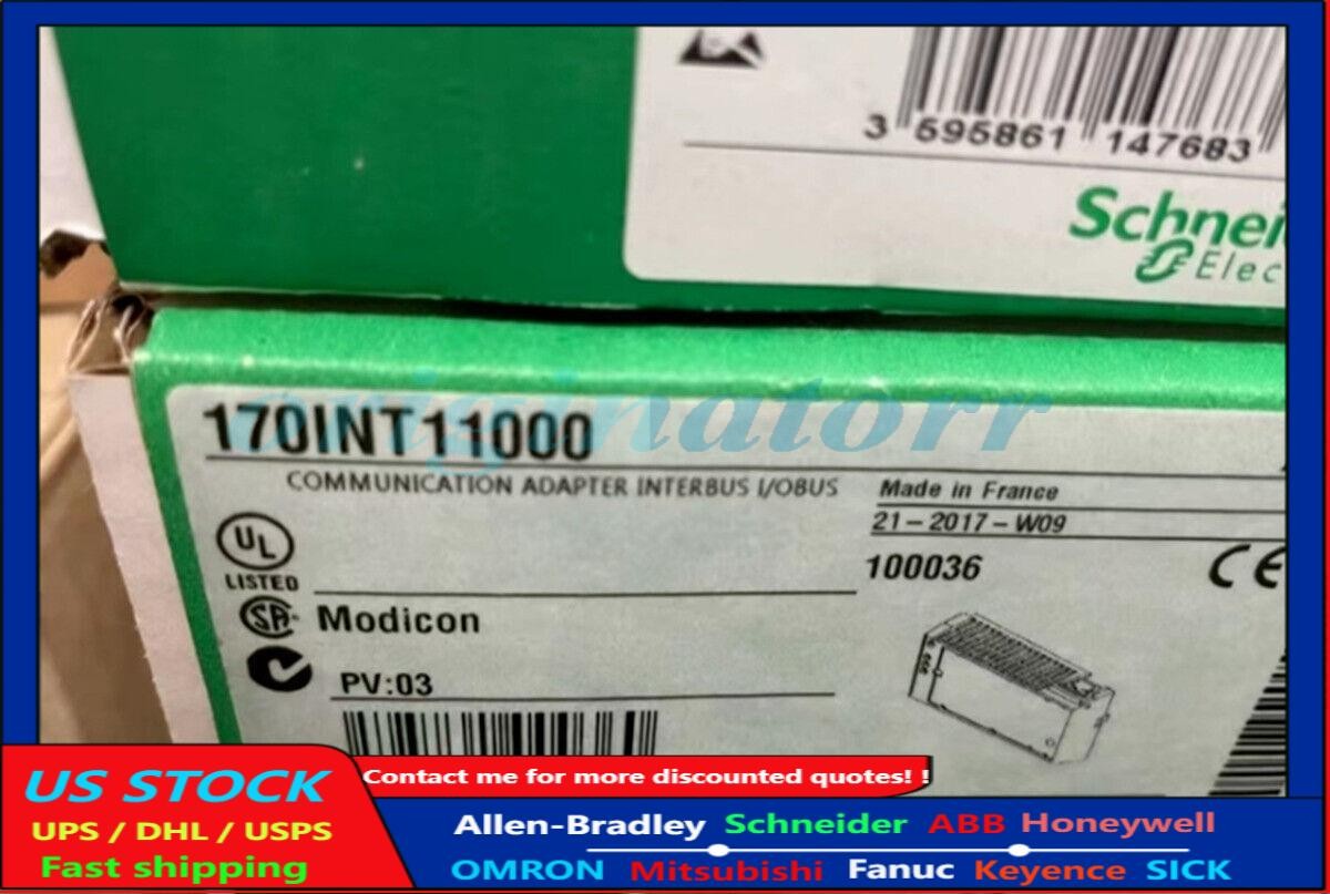 New In Box SCHNEIDER 170INT11000 Interbus Communication Adaptor