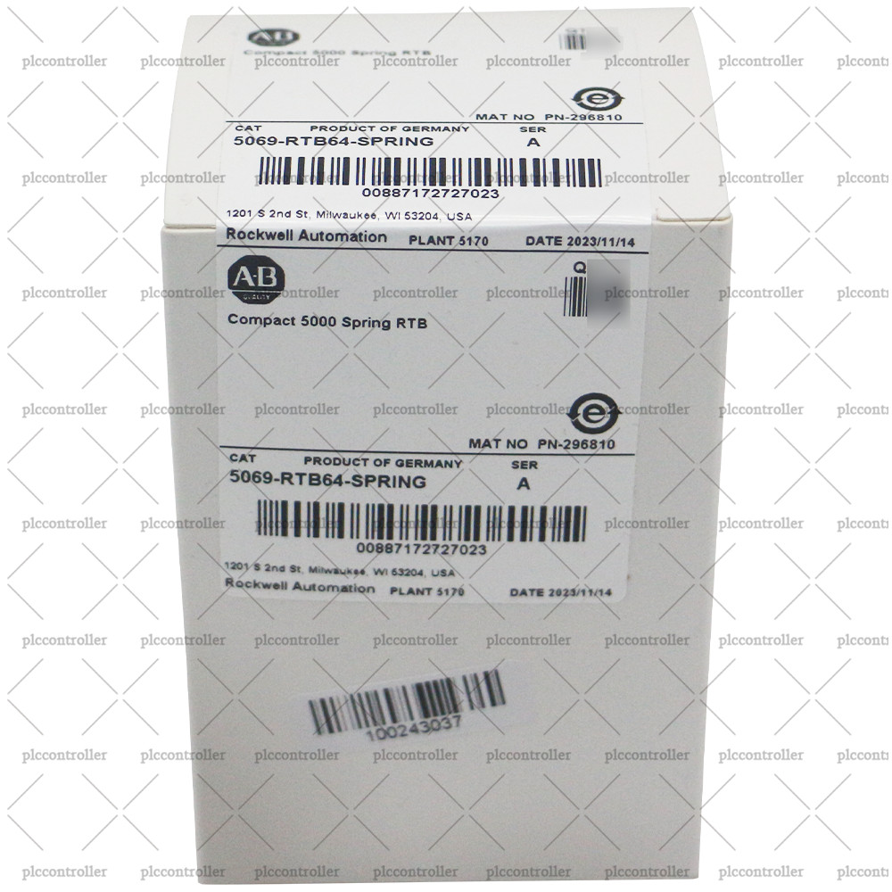 New Allen-Bradley 5069-RTB64-SPRING Compact 5000 Spring RTB Analog Input Modules