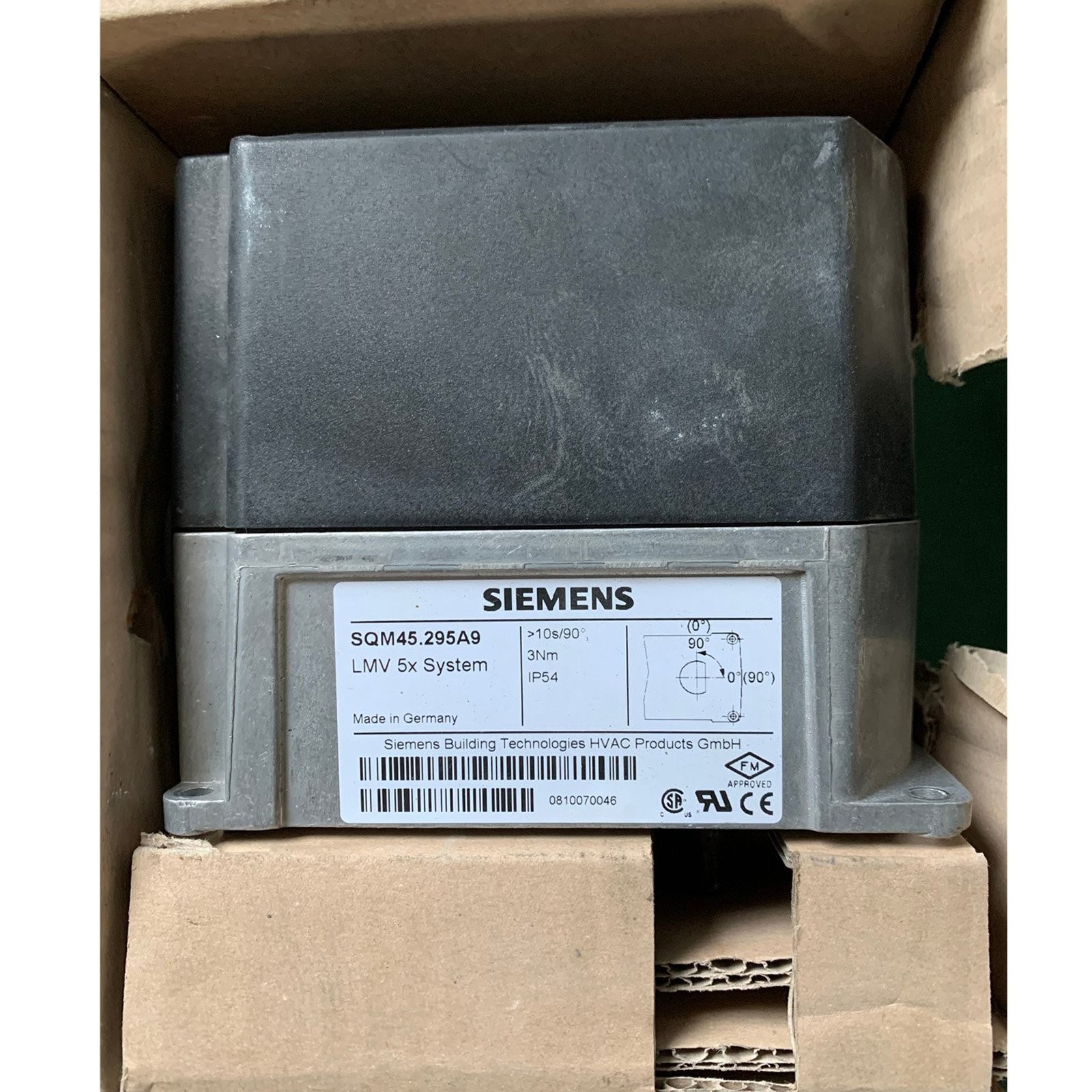 NEW 1PC SQM45.295A9 ACTUATOR FOR SIEMENS AIR AND GAS DAMPER D605699