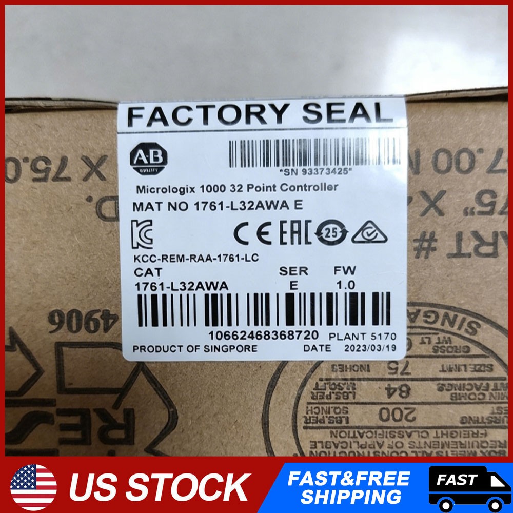 1PC New AB 1761-L32AWA Ser E FRN 1.0 MicroLogix 1000 Controller CPU 32 Point PLC