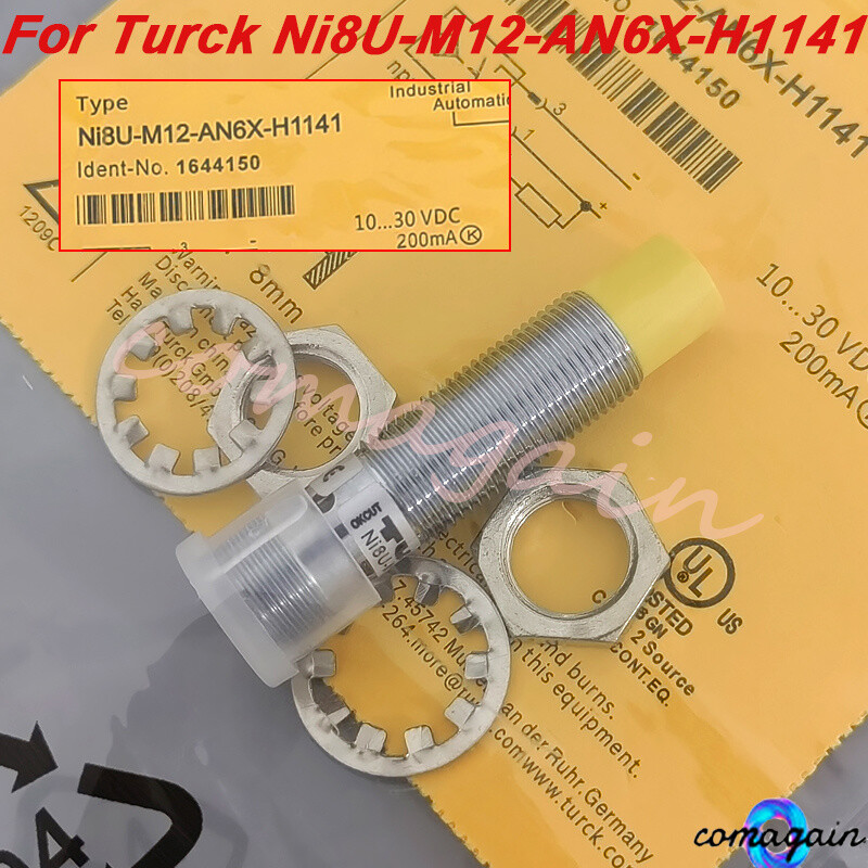 New 10-30VDC 200mA 8mm For Turck Ni8U-M12-AN6X-H1141 Proximity Switch Sensor