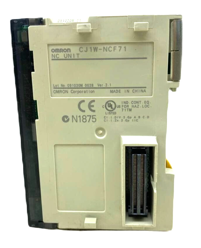 OMRON CJ1W-NCF71 CJ1 POSITION CONTROL UNIT WITH MECHATROLINK II, 16 AXES