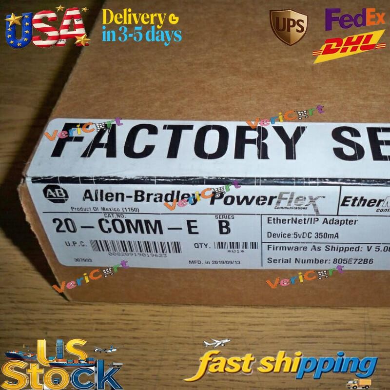 20-COMM-E Allen Bradley EtherNet/IP Adapter Series B Sealed 20COMME US Free Tax