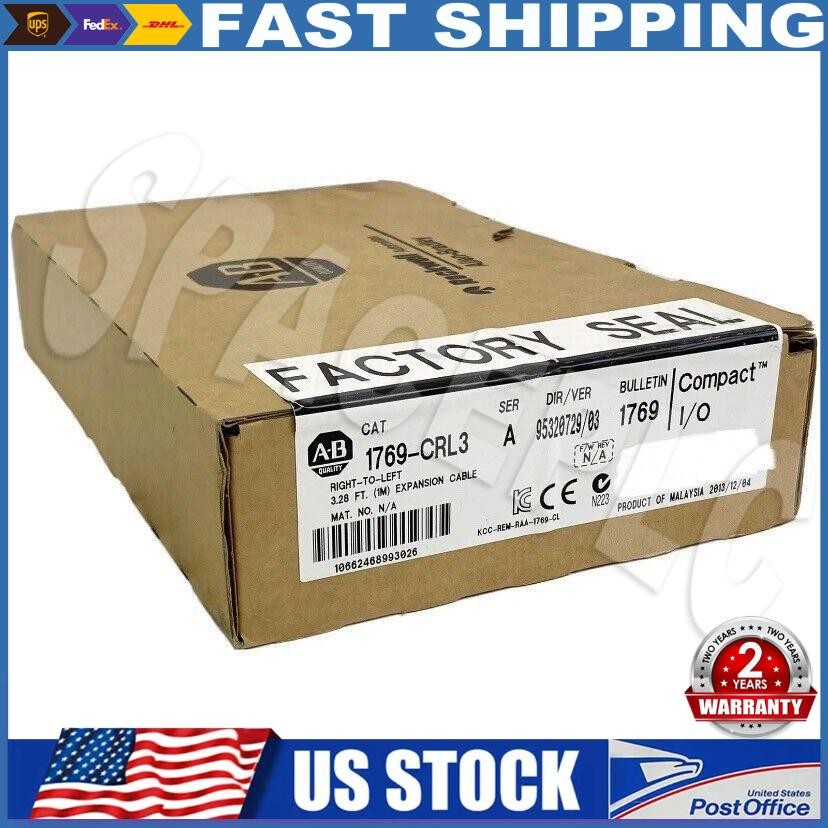 Allen Bradley 1769-CRL3 Bulletin Right To Left 3.28ft Cable SHIPS FROM USA