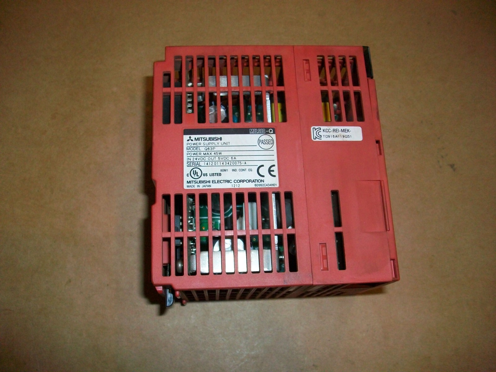 Mitsubishi Q Series Power Supply Q63P USED
