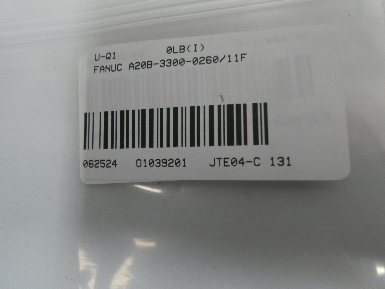 Fanuc A20B-3300-0260 Control Mmx Cpu Module Board