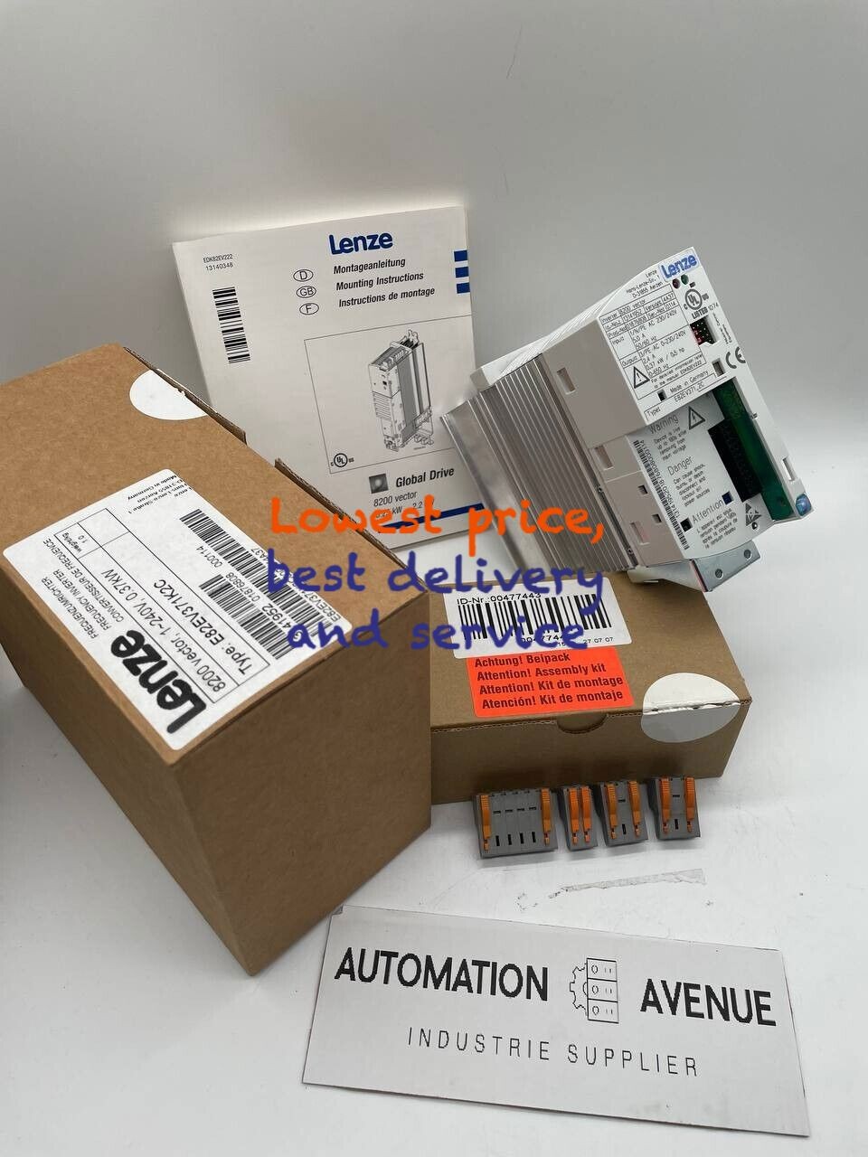 1PC New in box LENZE E82EV371K2C E82EV371_2C FREQUENCY INVERTER Fast shipping