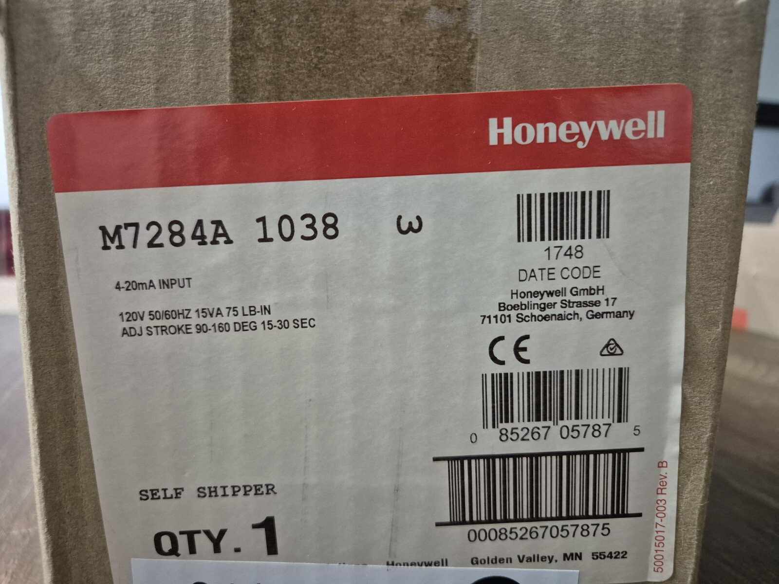 New Honeywell M7284A 1038 Mod Motor M7284A 1038 “USA SELLER”
