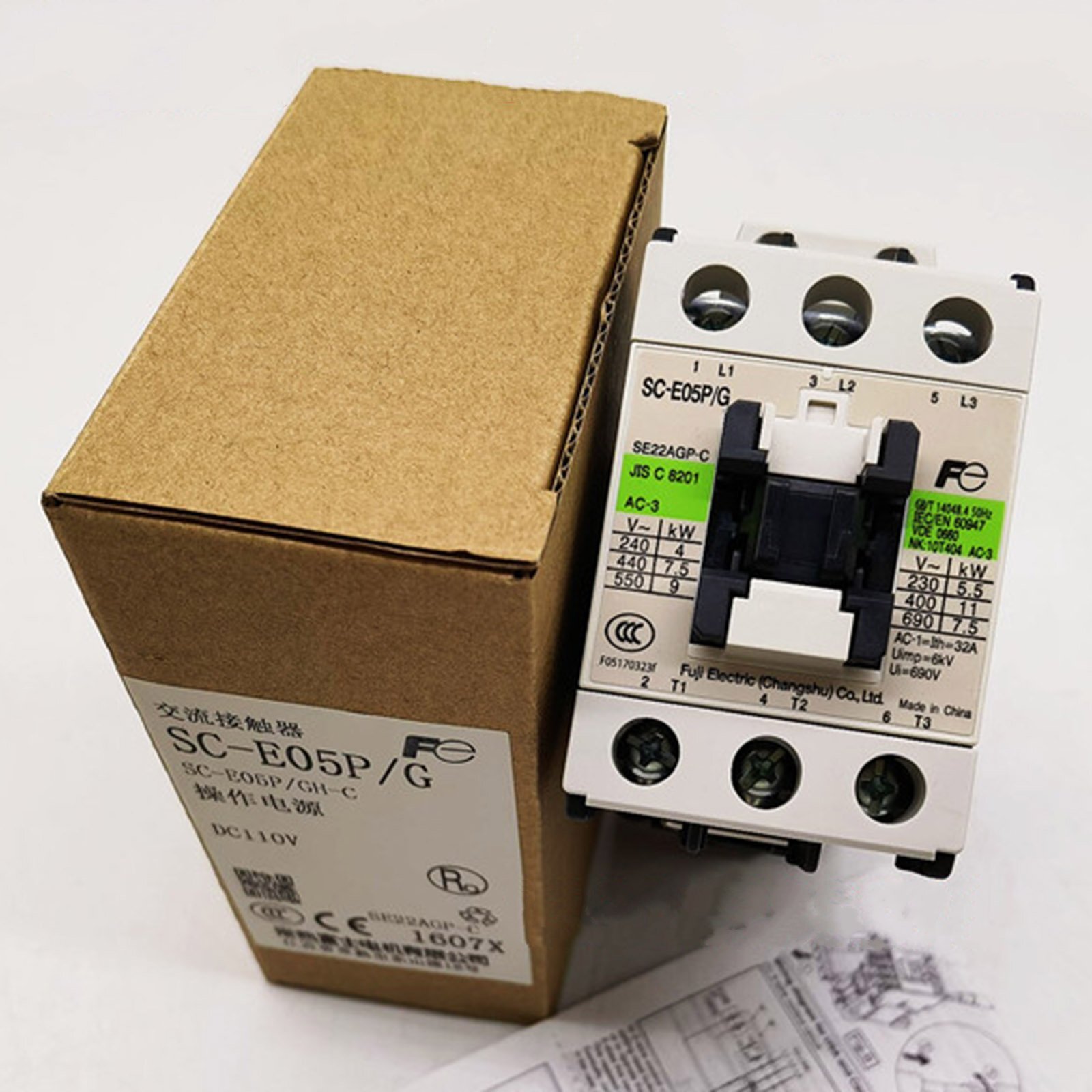 NEW SC-E05P/G DC110V FOR FUJI contactor Free Shipping