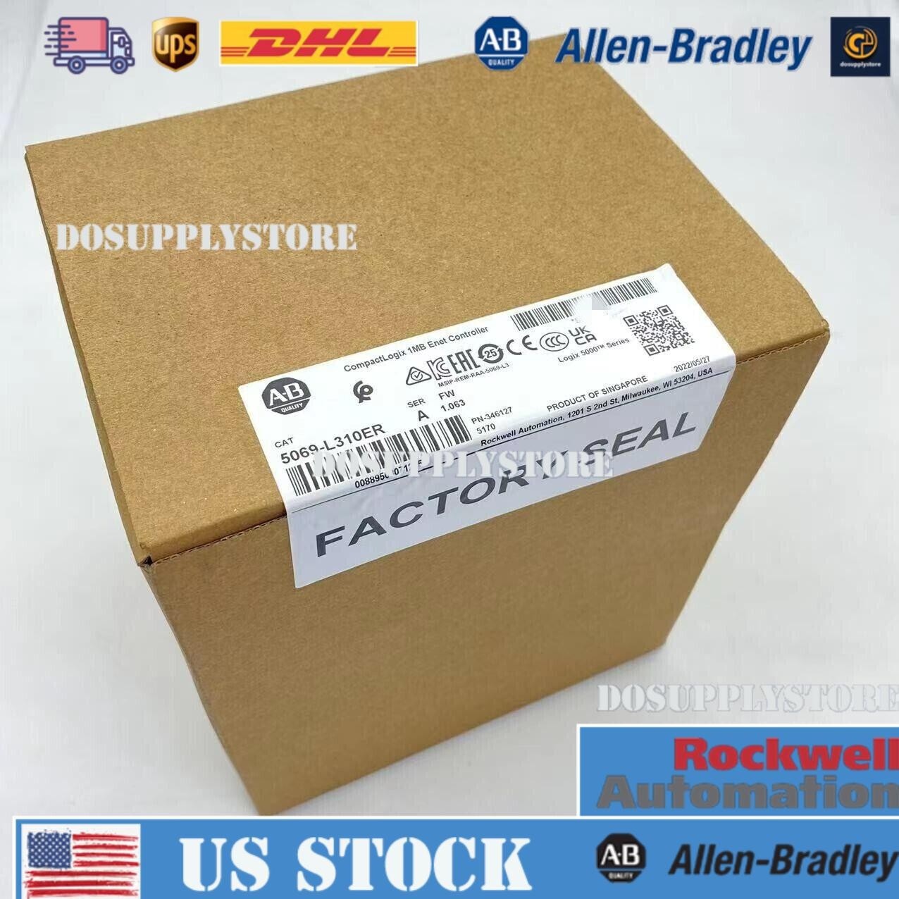 New AB 5069-L310ER /A CompactLogix 1MB Controller 5069L310ER