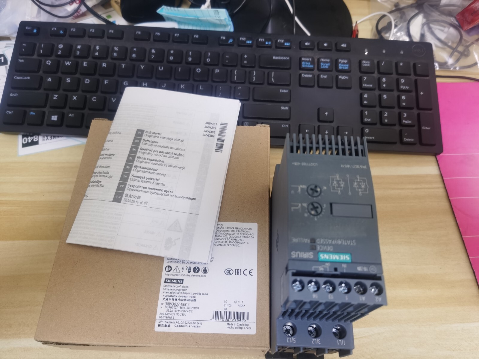 1PC New Siemens 3RW3027-1BB14 3RW30271BB14 Starter In Box Brand