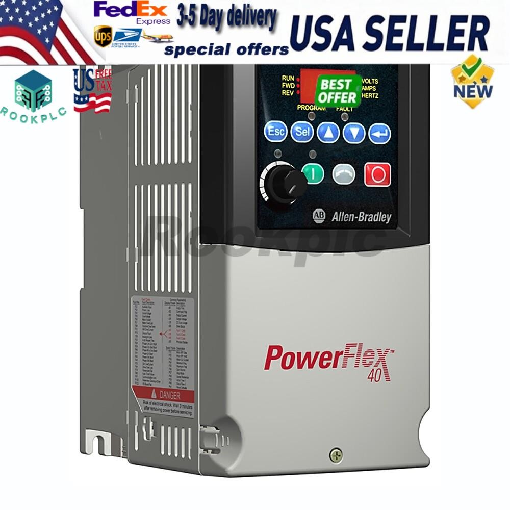 22B-D6P0N104 Allen-Bradley PowerFlex 40 2.2KW/3.0HP AC Drive 22BD6P0N104 ! AB