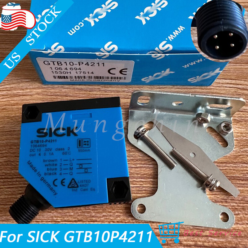 NEW Photoelectric Sensor Switch For Sick GTB10P4211 GTB10-P4211 1064694 4Pin