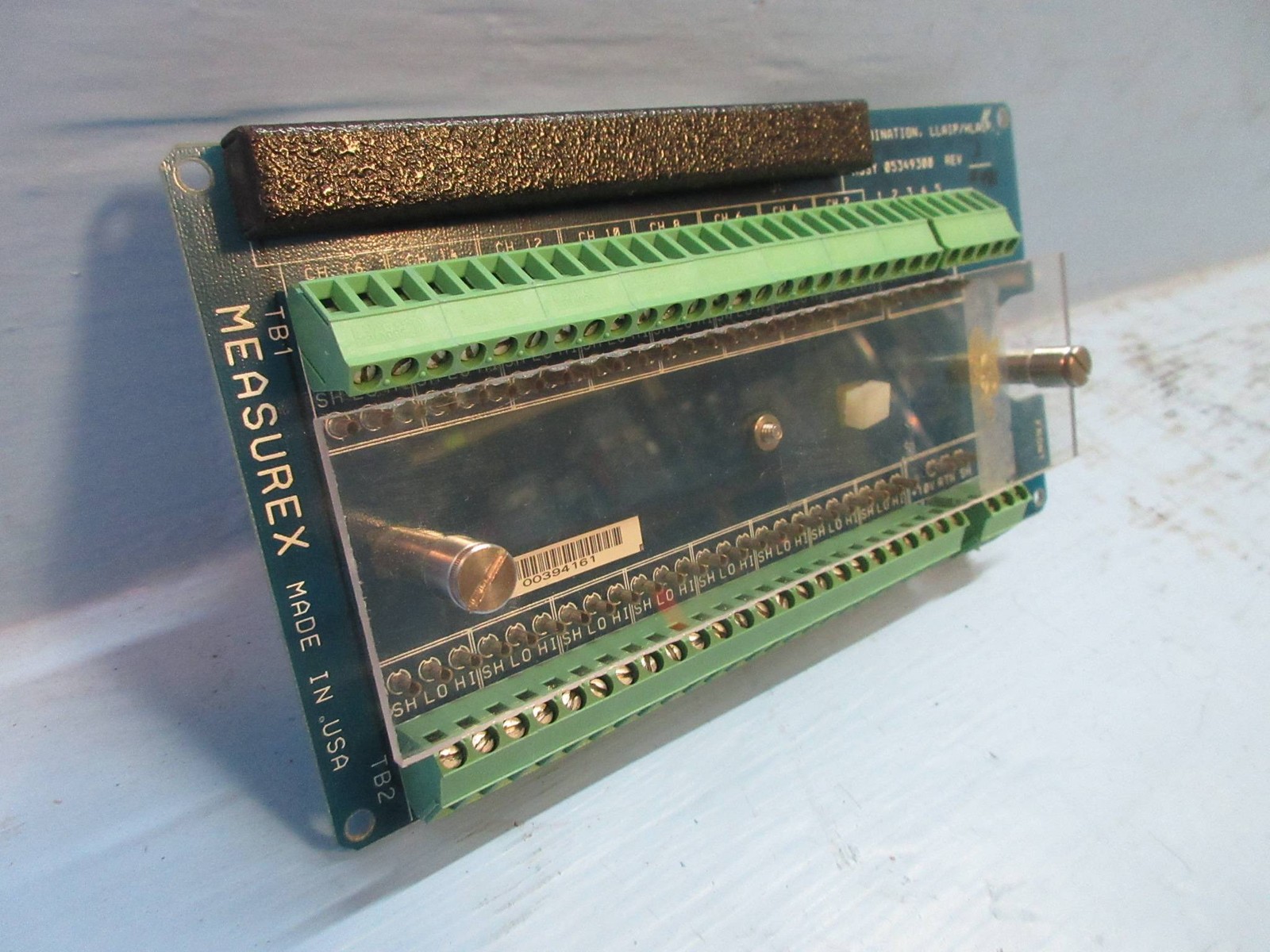 Measurex 05349300 Rev. A LLAIP / HLAIP Termination Module Board PLC
