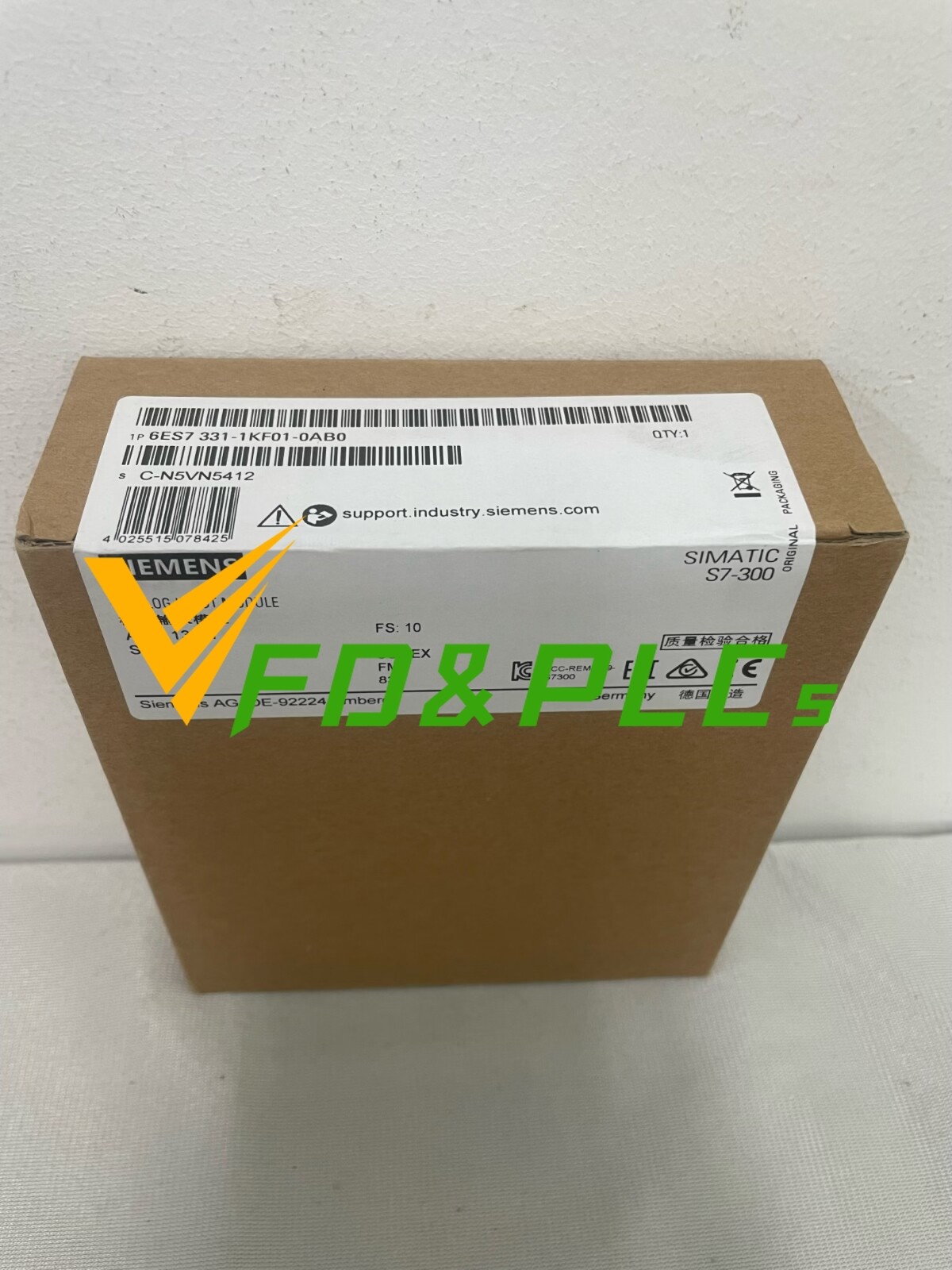 6ES7 331-1KF01-0AB0 Siemens 6ES7331-1KF01-0AB0 New In Box Expedited Shipping