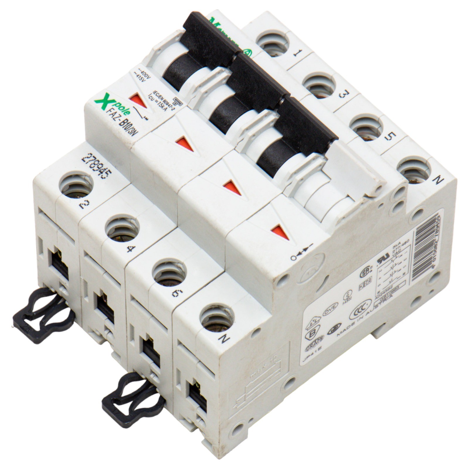 MOELLER FAZ-B10/3N, Circuit Breaker, FAZ-B10/3N, FAZB10/3N, Not Applicable Us…