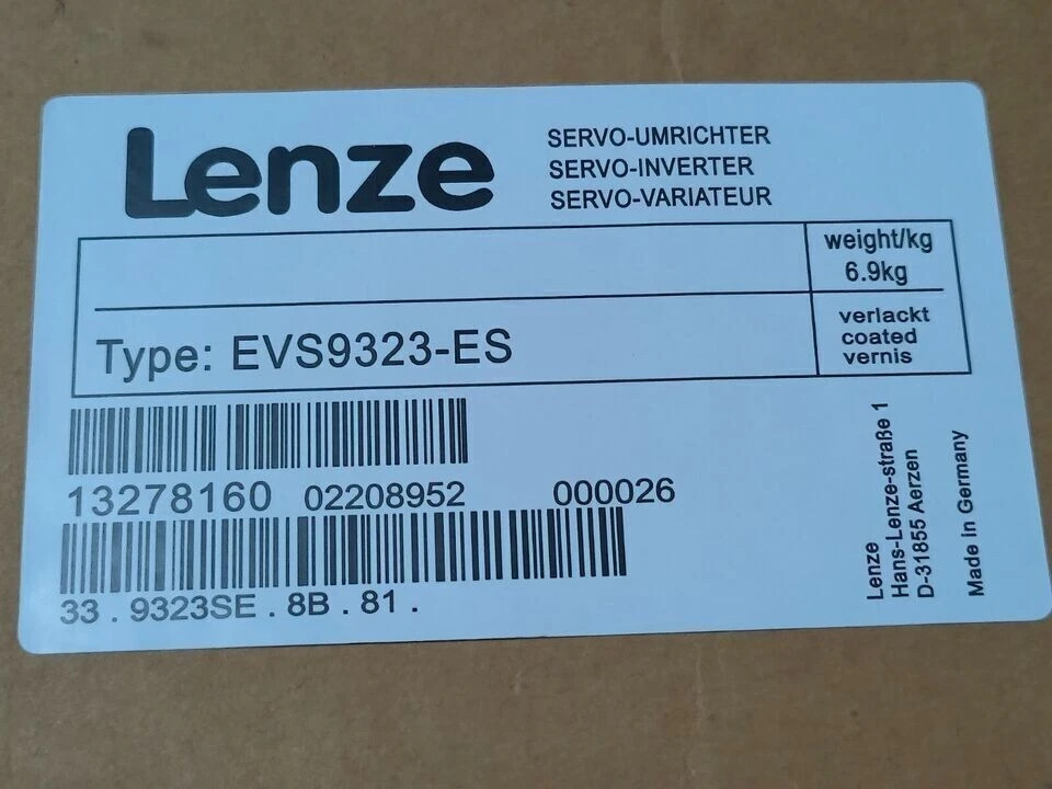 EVS9323-ES NEW LENZE EVS9323ES SERVO INVERTER Free Ship