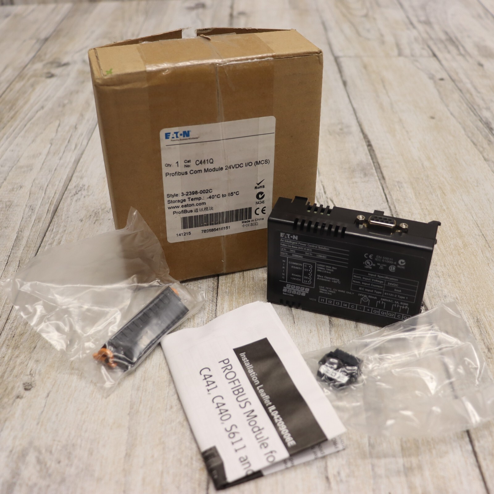 EATON Cutler-Hammer C441Q Profibus Communication Module 24VDC 3-2398-002C