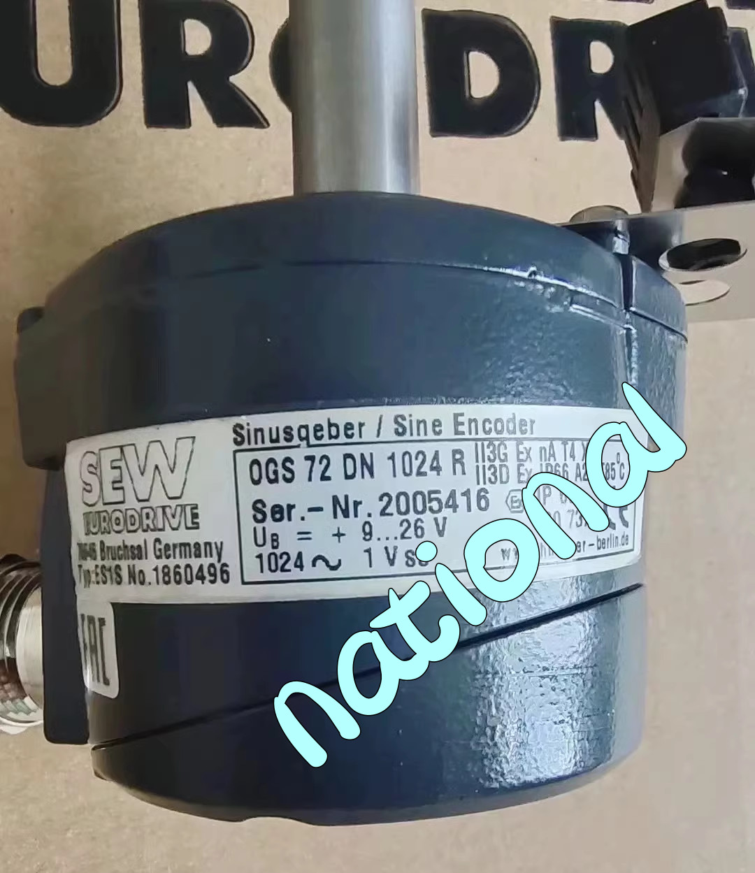 SEW encoder ES1S OGS72 DN 1024R