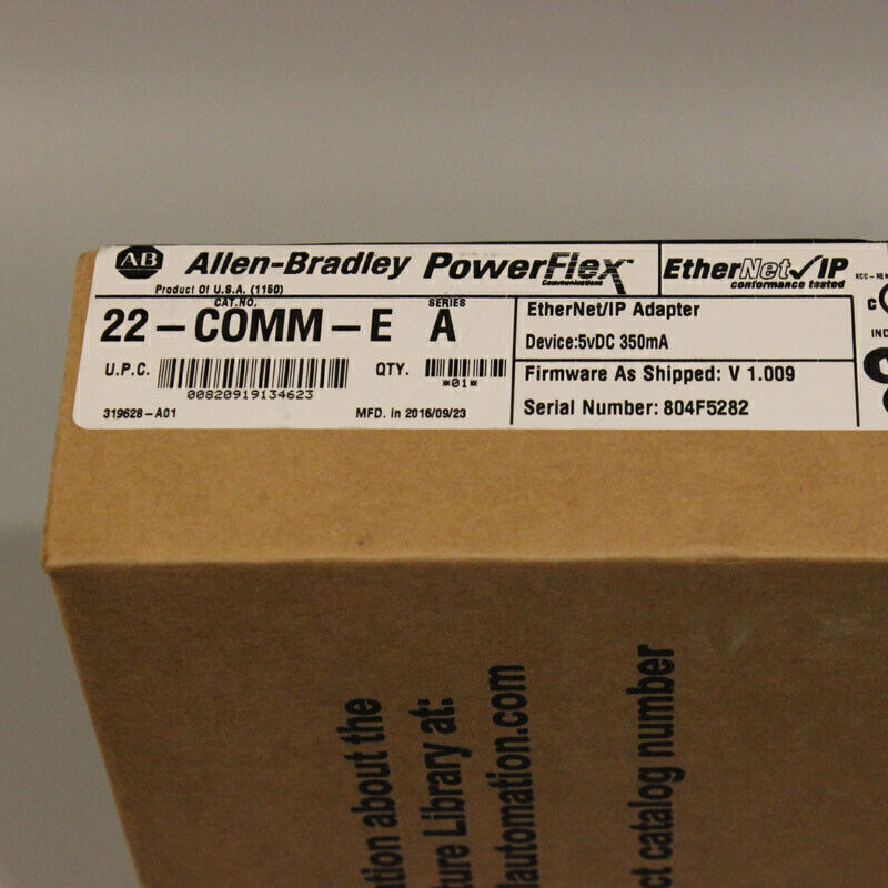 New Factory Allen-Bradley 22-COMM-E SER A PowerFlex Ethernet/IP Comm Adapter AB
