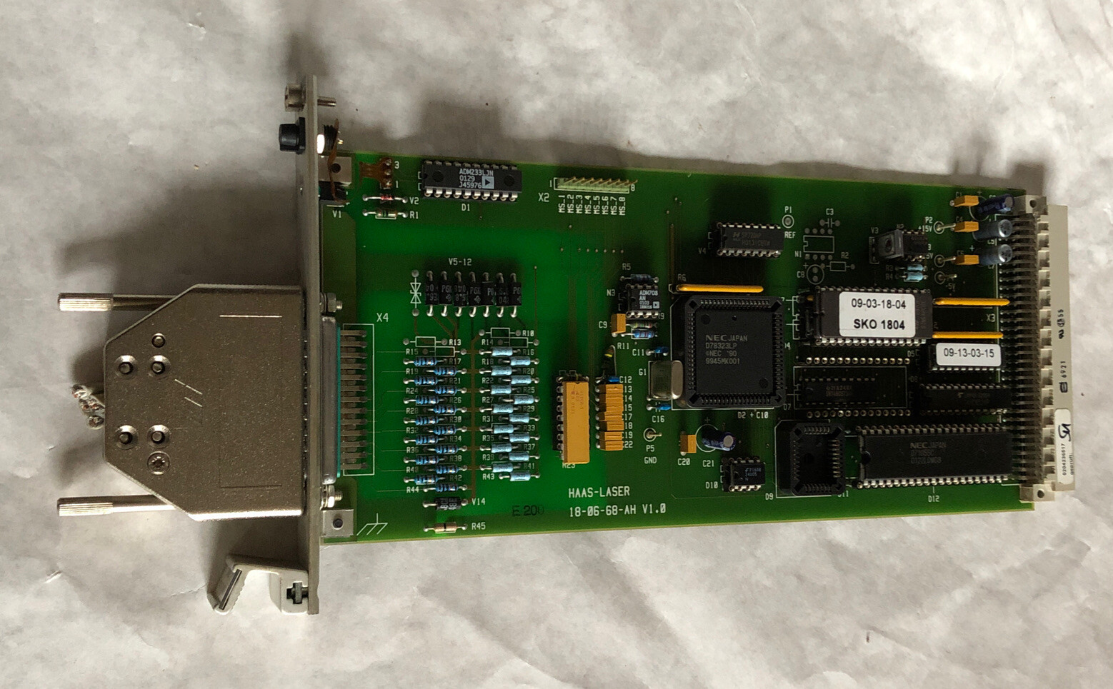 HAAS-LASER SKO 18-06-79-00/c KARTE CONTROL 180668AH BOARD 18-06-68-AH V1.0,AY