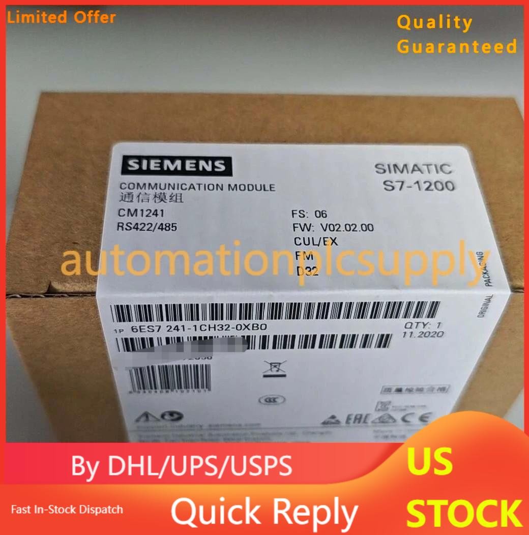 NEW Siemens 6ES7241-1CH32-0XB0 6ES7 241-1CH32-0XB0 SIMATIC S7-1200 CM 1241