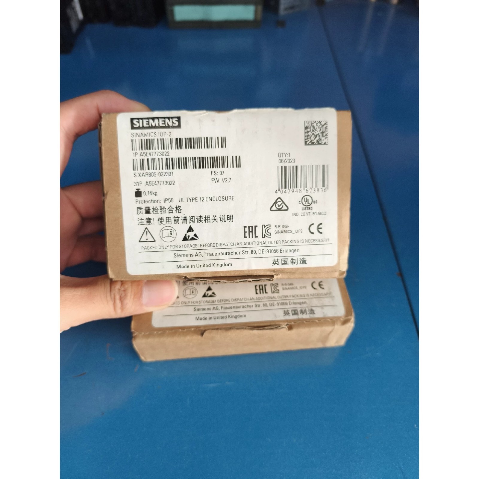 New Siemens 6SL3 255-0AA00-4JA2 6SL3255-0AA00-4JA2 Operator Panel IOP-2