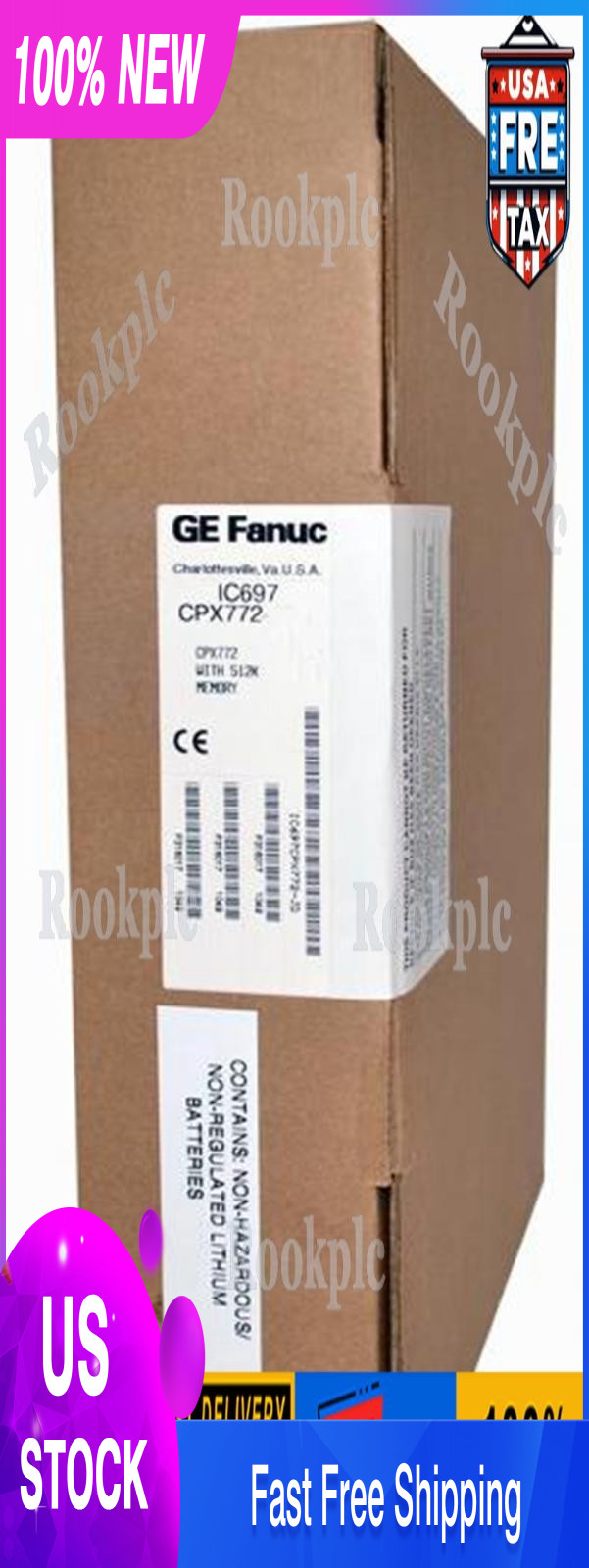 New In Box IC697CPX772 GE CPU