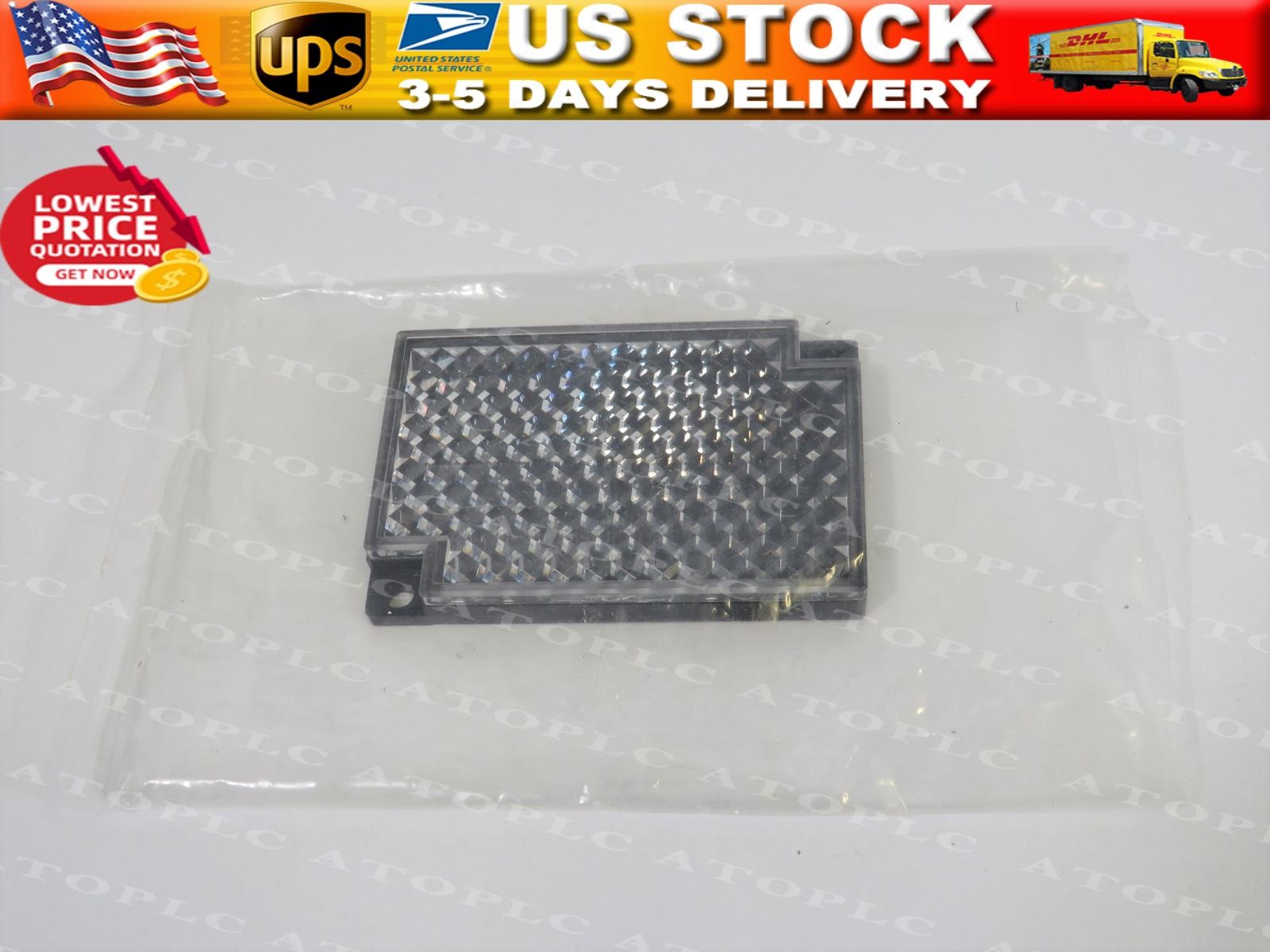 Omron E39-R1 Black Acrylic Reflector for Retroreflective Sensor ! NWB !
