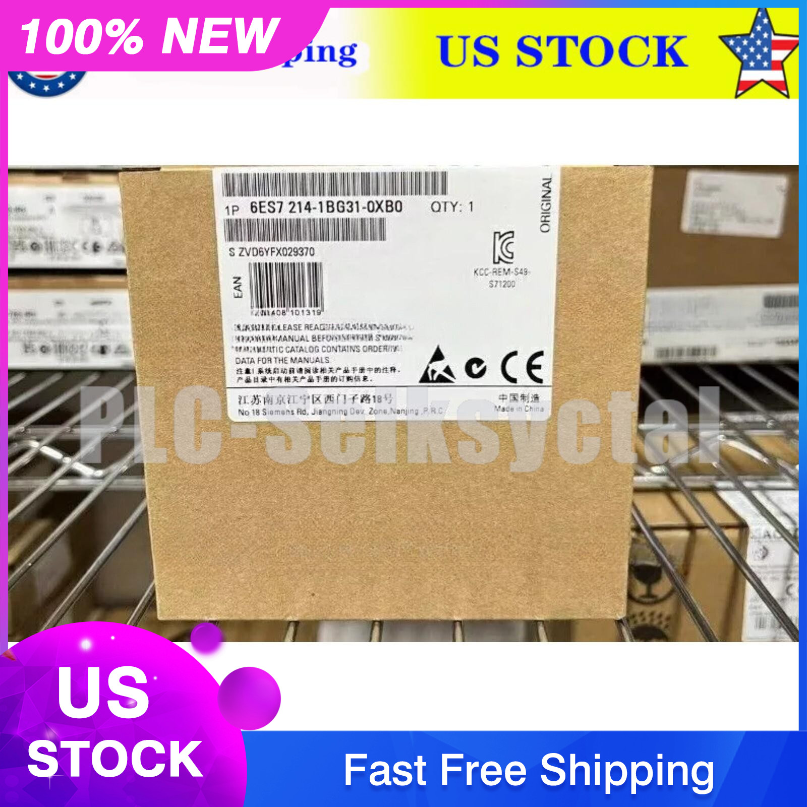 New Siemens 6ES7214-1BG31-0XB0 SIMATIC S7-1200 6ES7 214-1BG31-0XB0