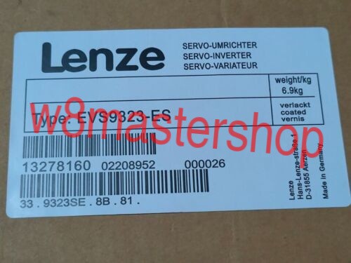 NEW LENZE EVS9323-ES SERVO-INVERTER EVS9323ES
