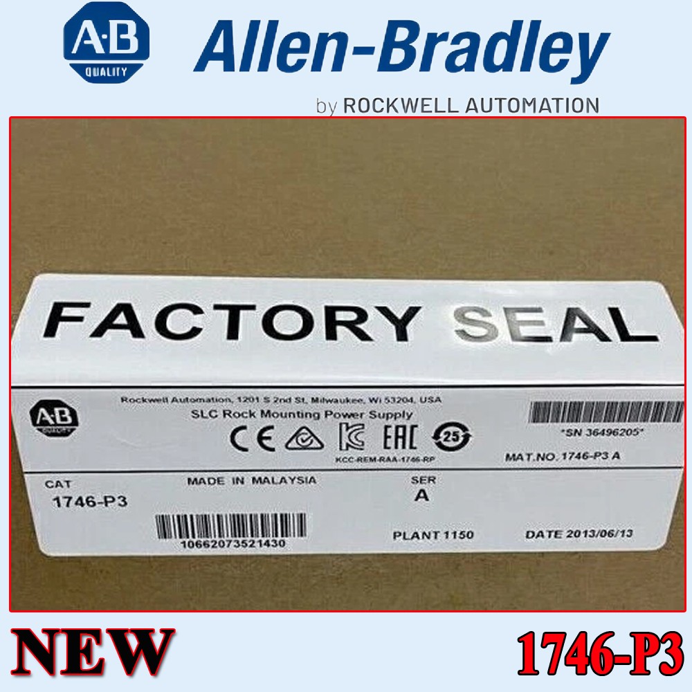 NEW NEW PLC 1746-P3 SER A SLC 500 Power Supply Module