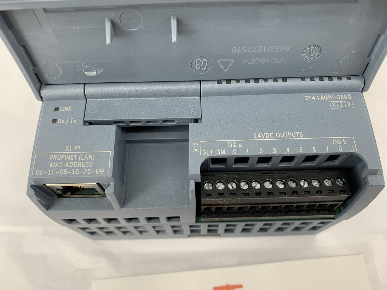 Siemens Simatic 6ES7214-1AG31-0XB0 S7-1200 CPU 1214C DC/DC/DC PLC I/O 14-Input