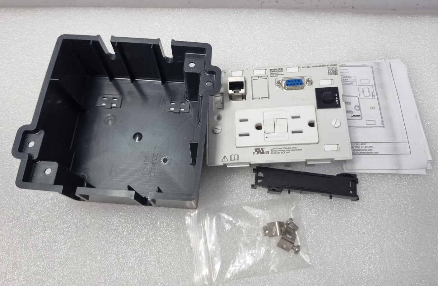 Murr Elektronik 4000-68000-4130000 Faceplate Enclosures Code 06317-1.02