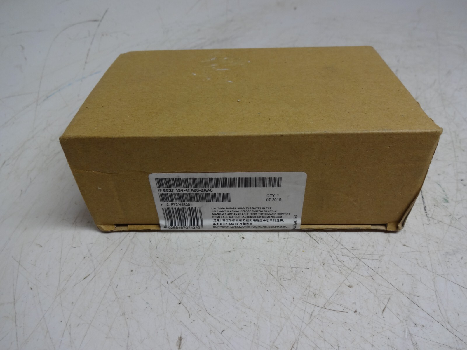 New Siemens SIMATIC 6ES71944FA000AA0 ET 200PRO 6ES7 194-4FA00-0AA0 Sealed