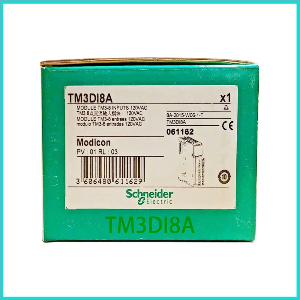 Brand new Schneide TM3DI8A Modicon PLC 8 point Input Module Expedited Shipping