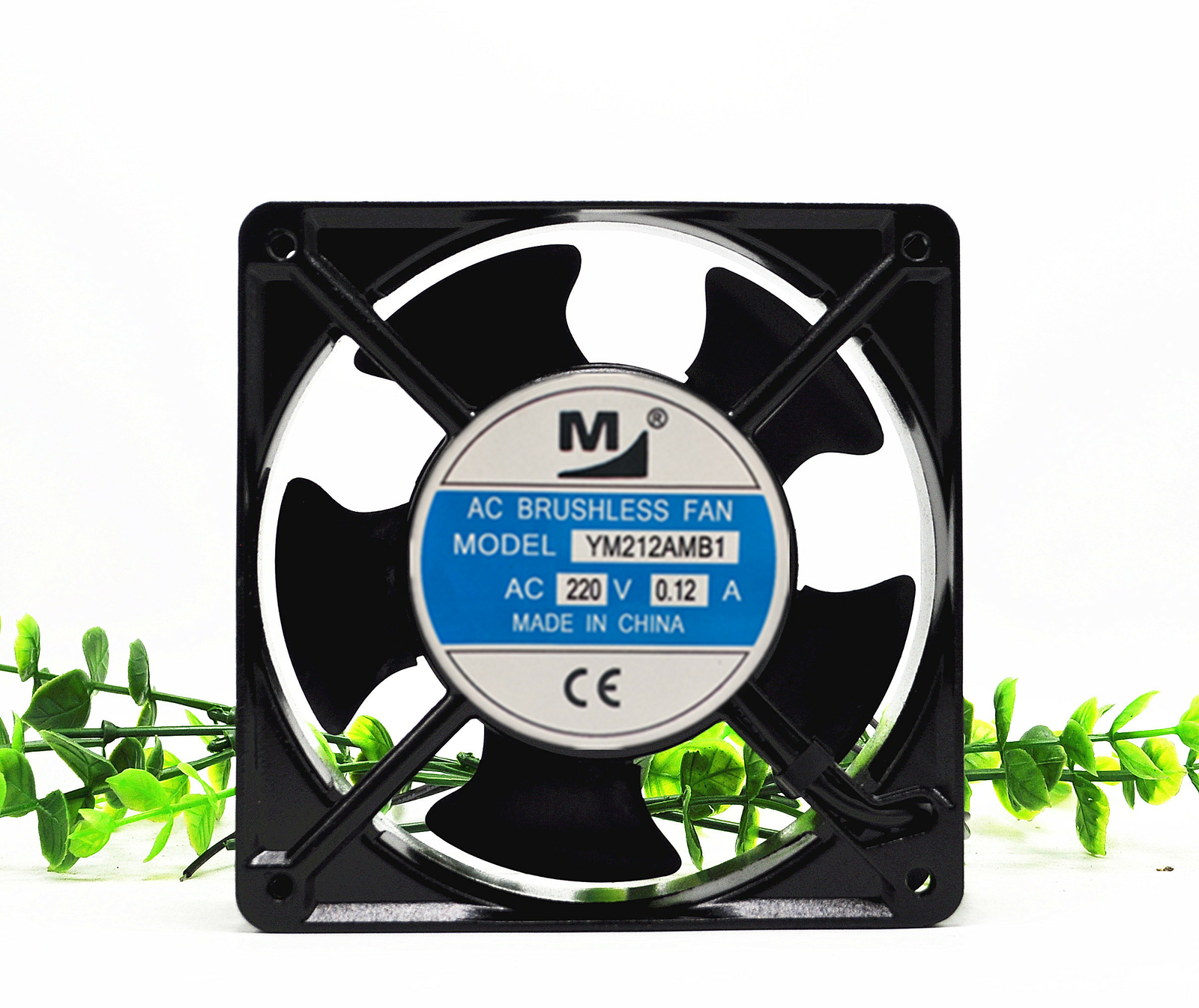Axial flow fan YM212AMB1 12038 220v 0.12A computer case fan